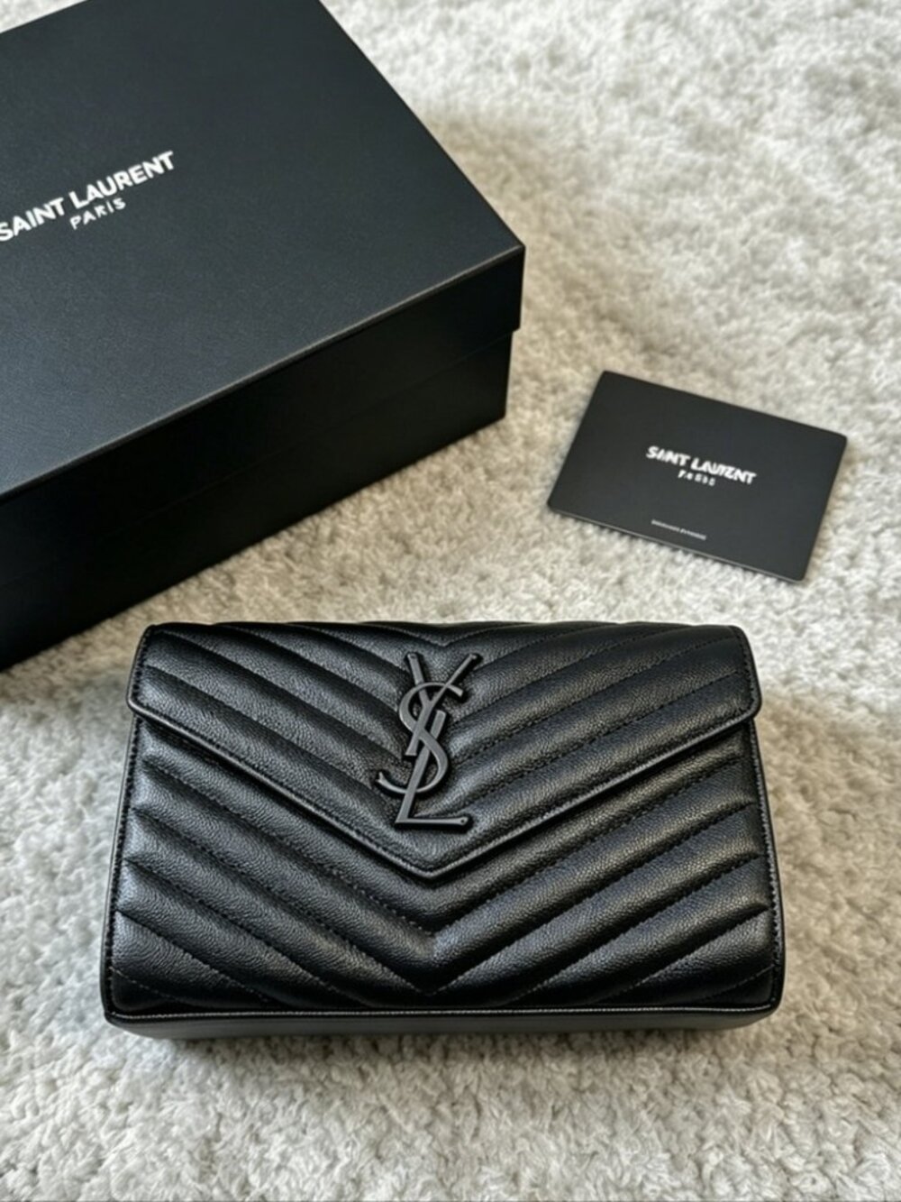 Saint Laurent Envelope Chain Walle Bag